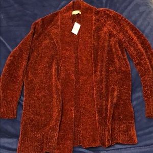 Loft NWT Chenille Open Cardigan size XS